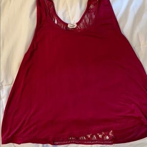 ✨2 for $15✨ Garage tank top w/ cute patterned back